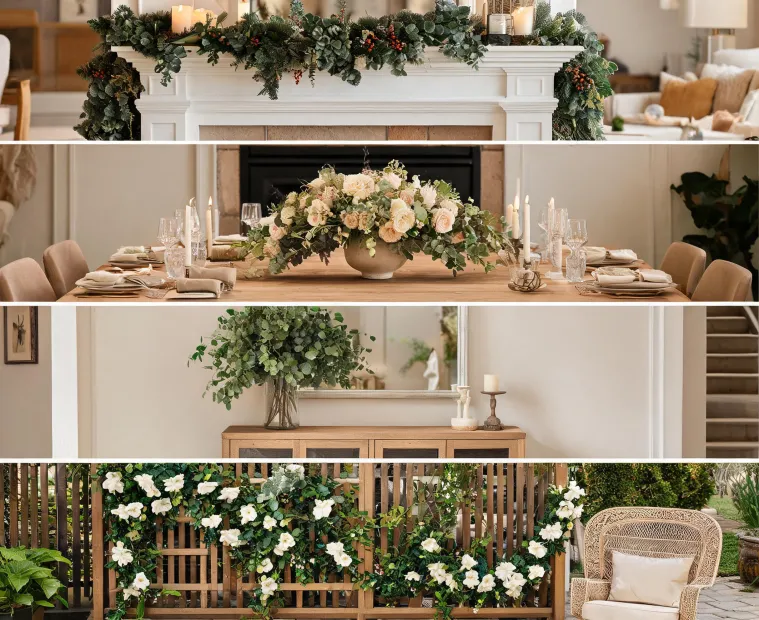 Afloral products across home and garden settings